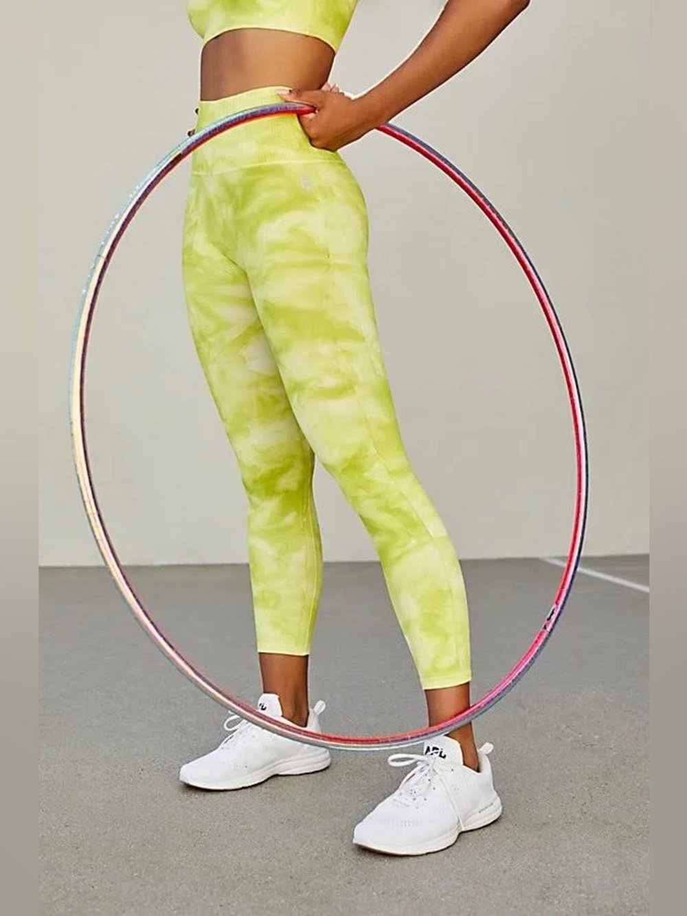 FP Movement Good Karma Tie Dye Leggings~ Key 🍋🟩